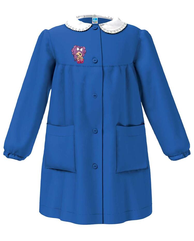 Grembiule scuola bambina Siggi Happy School 33GR4062 Ricamo ragazza Siggi